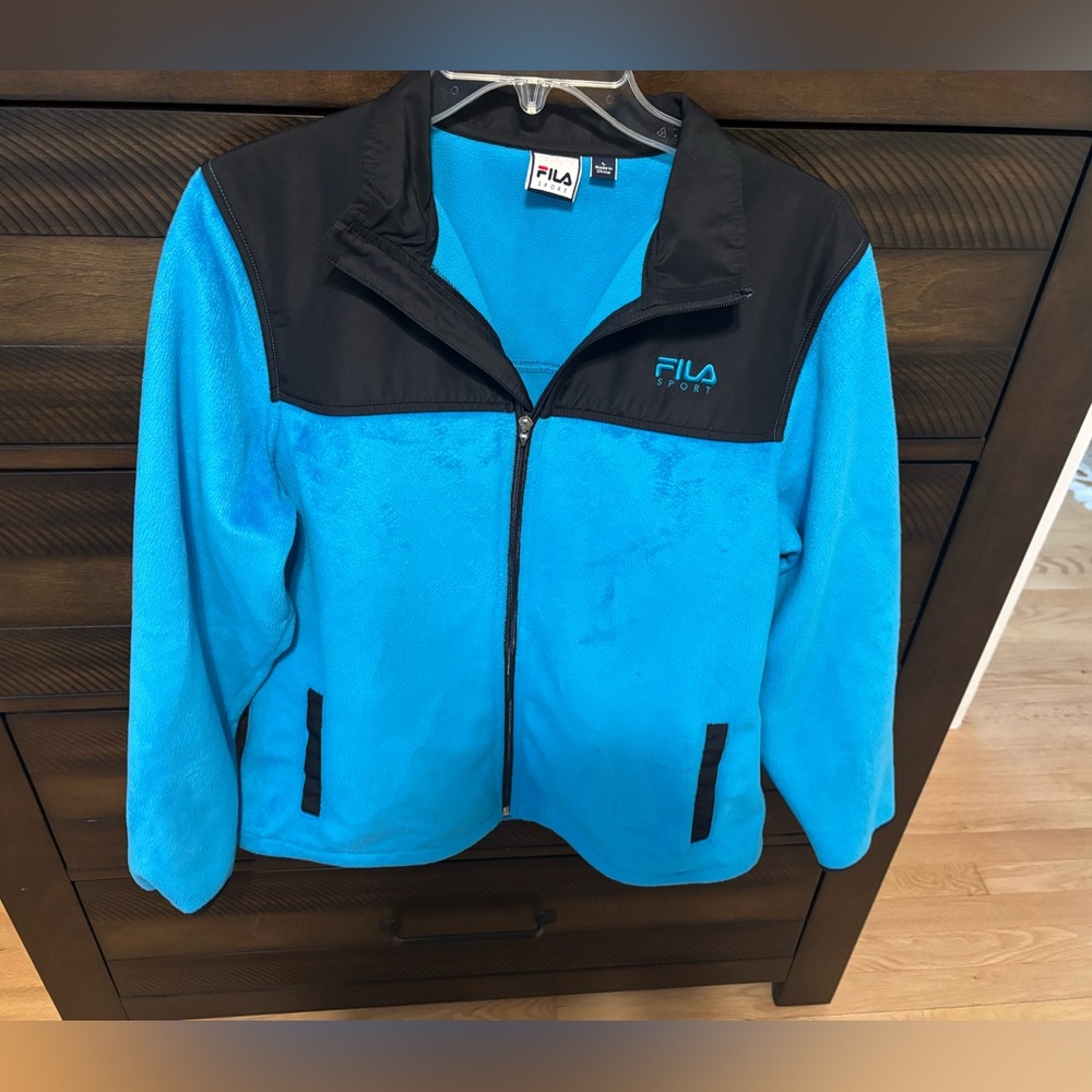 Fila Blue and Black Zip-Up Jacket